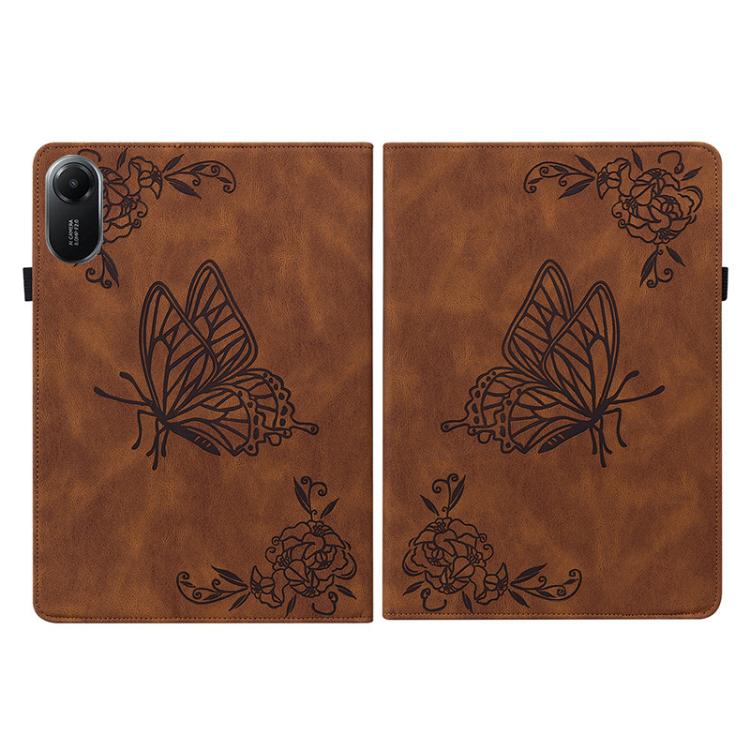 For Redmi Pad 2 / Redmi Pad SE 11 2025 Butterfly Flower Embossed Leather Tablet Case