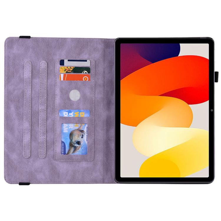 For Redmi Pad 2 / Redmi Pad SE 11 2025 Butterfly Flower Embossed Leather Tablet Case