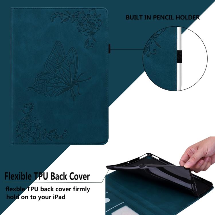 For Xiaomi Redmi K Pad 8.8 inch Butterfly Flower Embossed Leather Tablet Case