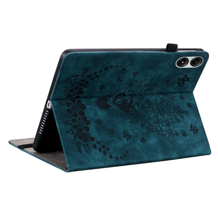 For Xiaomi Redmi Pad Pro 12.1 Butterfly Rose Embossed Leather Tablet Case