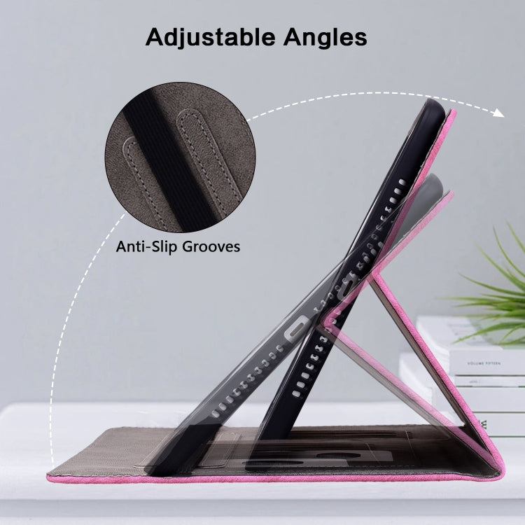 For Xiaomi Redmi Pad SE 8.7 Butterfly Rose Embossed Leather Tablet Case