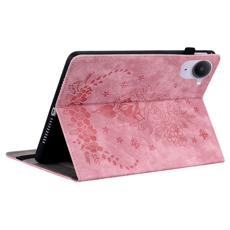 For Xiaomi Redmi K Pad 8.8 inch Butterfly Rose Embossed Leather Tablet Case