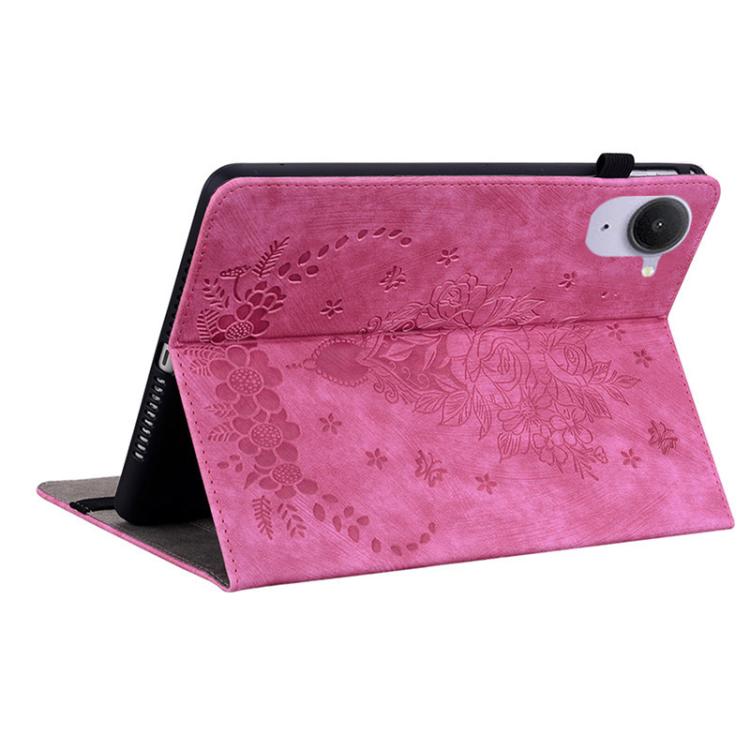 For Xiaomi Redmi K Pad 8.8 inch Butterfly Rose Embossed Leather Tablet Case