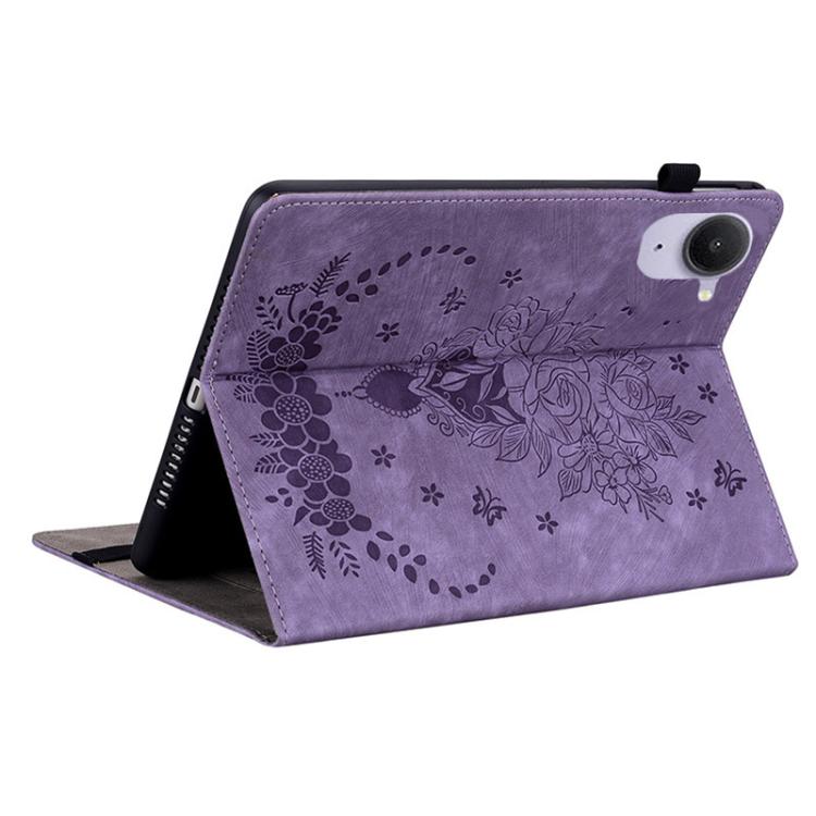 For Xiaomi Redmi K Pad 8.8 inch Butterfly Rose Embossed Leather Tablet Case