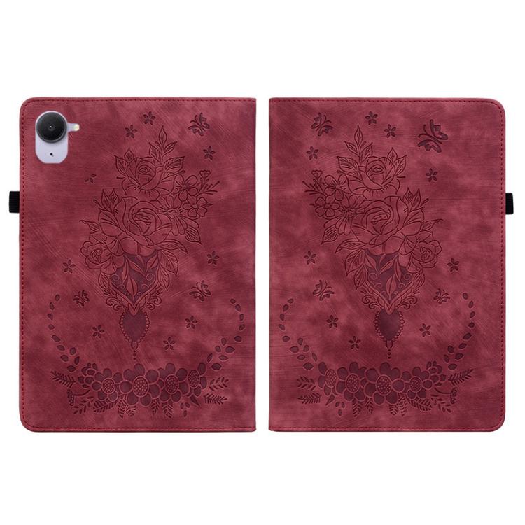 For Xiaomi Redmi K Pad 8.8 inch Butterfly Rose Embossed Leather Tablet Case