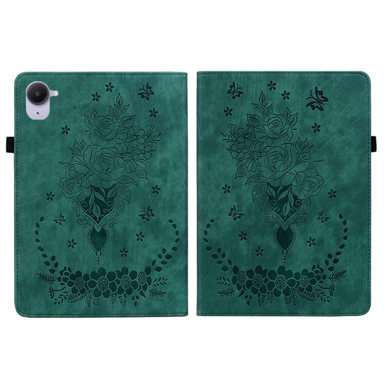 For Xiaomi Redmi K Pad 8.8 inch Butterfly Rose Embossed Leather Tablet Case