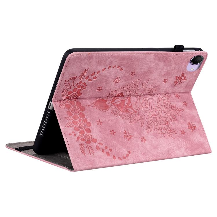 For Redmi K Pad 2 8.8 inch 2026 Butterfly Rose Embossed Leather Tablet Case