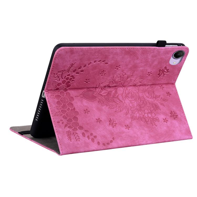 For Redmi K Pad 2 8.8 inch 2026 Butterfly Rose Embossed Leather Tablet Case
