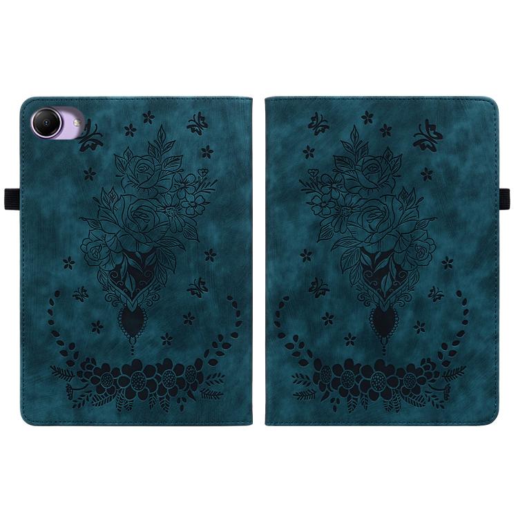 For Redmi K Pad 2 8.8 inch 2026 Butterfly Rose Embossed Leather Tablet Case