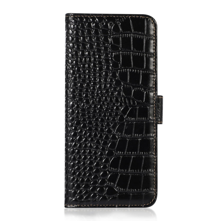 For Sony Xperia 1 VI Crocodile Top Layer Cowhide Leather Phone Case