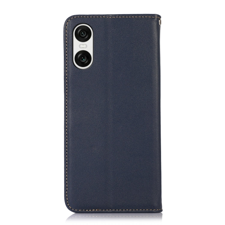 For Sony Xperia 10 VI KHAZNEH Nappa Top Layer Cowhide Leather Phone Case