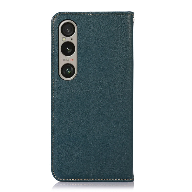 For Sony Xperia 1 VI KHAZNEH Nappa Top Layer Cowhide Leather Phone Case