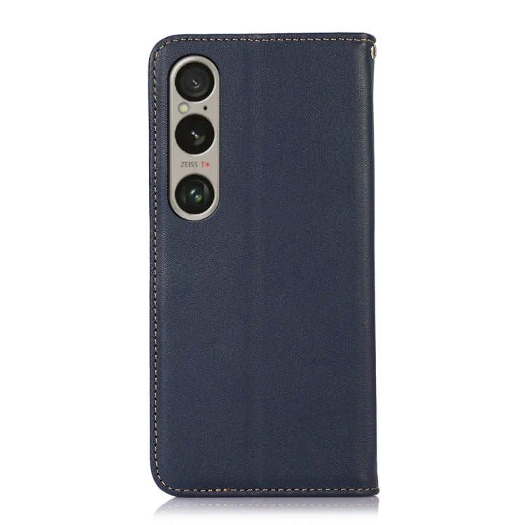 For Sony Xperia 1 VI KHAZNEH Nappa Top Layer Cowhide Leather Phone Case