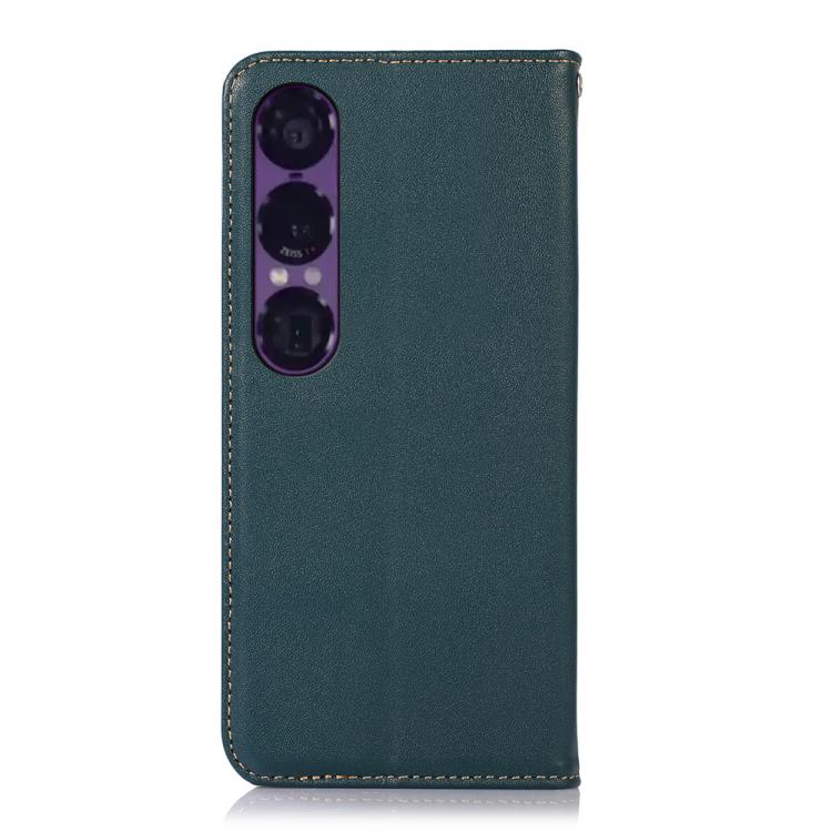 For Sony Xperia 1 VII KHAZNEH Nappa Top Layer Cowhide Leather Phone Case
