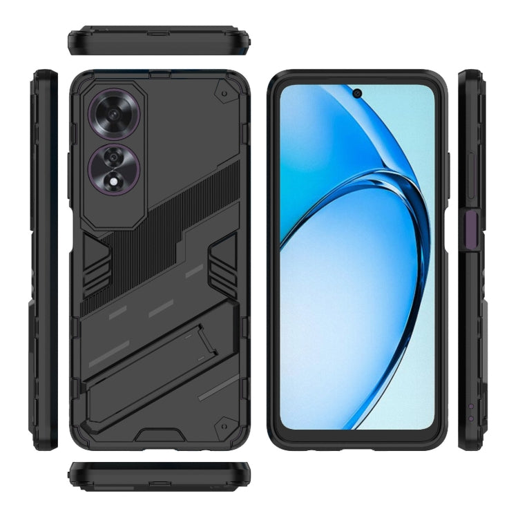 For OPPO A60 4G Global Punk Armor 2 in 1 PC + TPU Phone Case with Holder