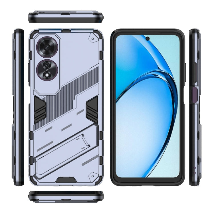 For OPPO A60 4G Global Punk Armor 2 in 1 PC + TPU Phone Case with Holder