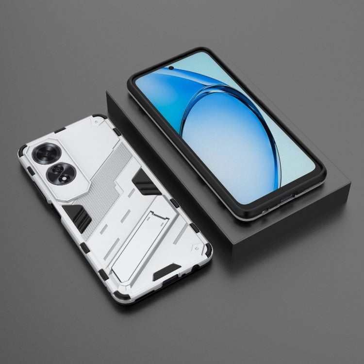 For OPPO A60 4G Global Punk Armor 2 in 1 PC + TPU Phone Case with Holder