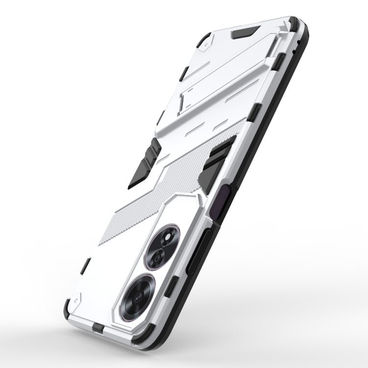 For OPPO A60 4G Global Punk Armor 2 in 1 PC + TPU Phone Case with Holder