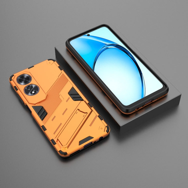 For OPPO A60 4G Global Punk Armor 2 in 1 PC + TPU Phone Case with Holder