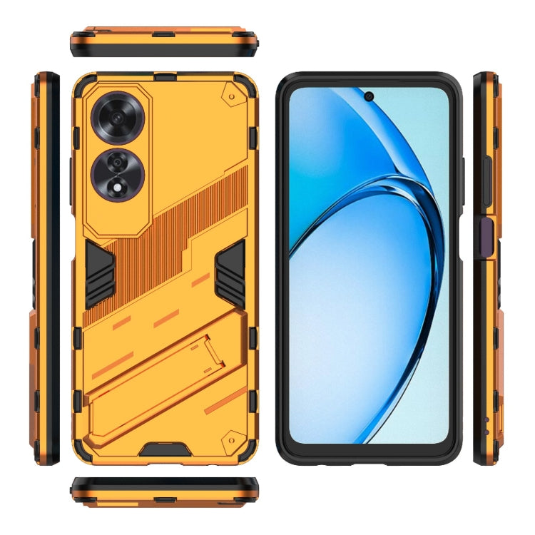 For OPPO A60 4G Global Punk Armor 2 in 1 PC + TPU Phone Case with Holder