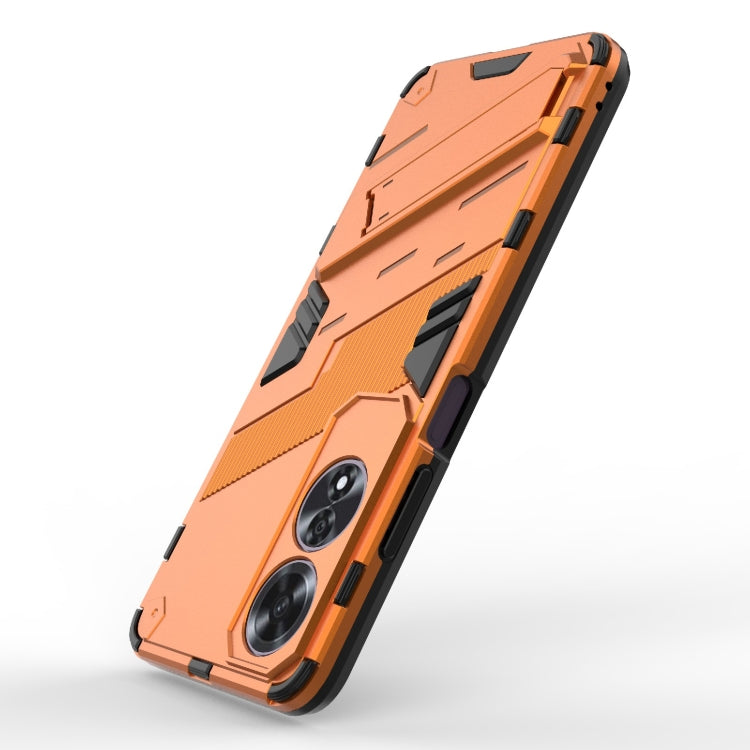 For OPPO A60 4G Global Punk Armor 2 in 1 PC + TPU Phone Case with Holder