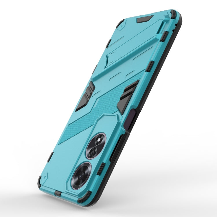 For OPPO A60 4G Global Punk Armor 2 in 1 PC + TPU Phone Case with Holder