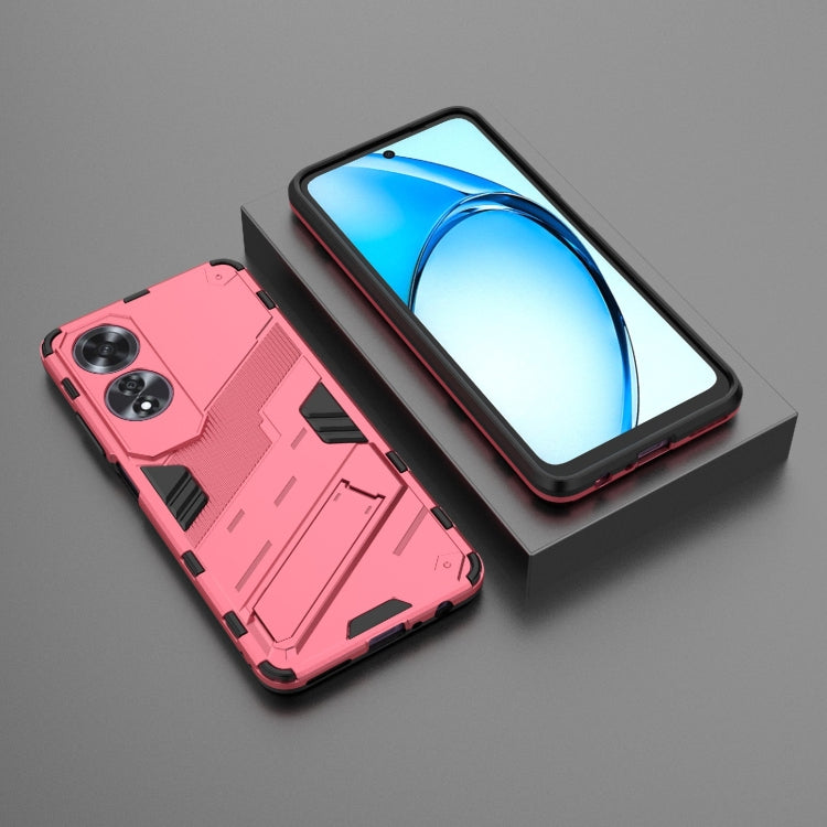 For OPPO A60 4G Global Punk Armor 2 in 1 PC + TPU Phone Case with Holder