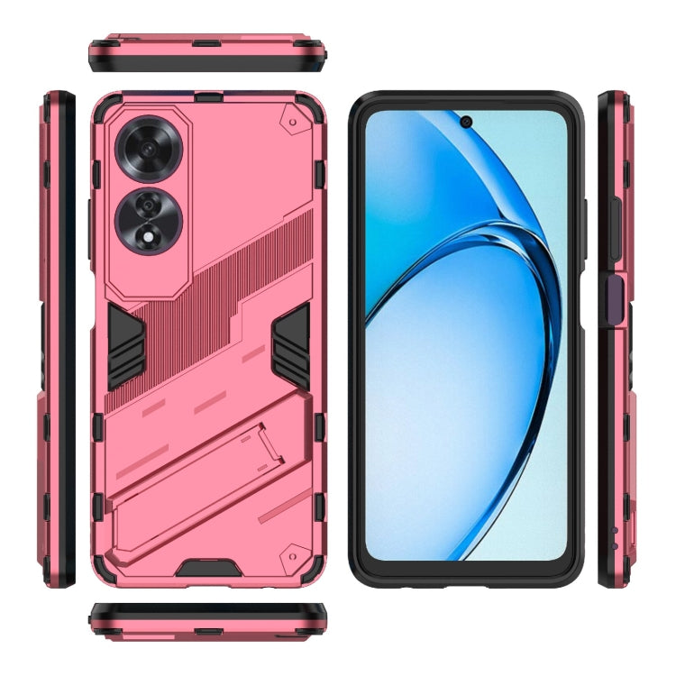 For OPPO A60 4G Global Punk Armor 2 in 1 PC + TPU Phone Case with Holder