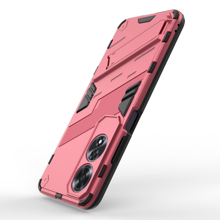For OPPO A60 4G Global Punk Armor 2 in 1 PC + TPU Phone Case with Holder