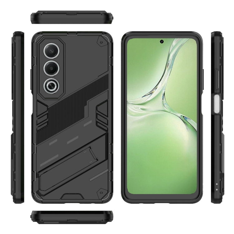 For OPPO K12x 5G Global Punk Armor 2 in 1 PC + TPU Phone Case with Holder