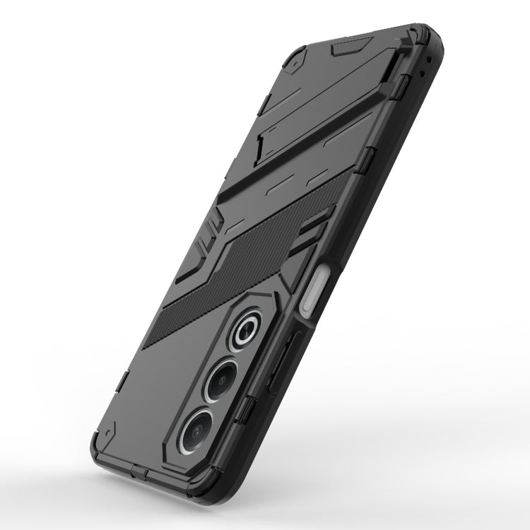 For OPPO K12x 5G Global Punk Armor 2 in 1 PC + TPU Phone Case with Holder