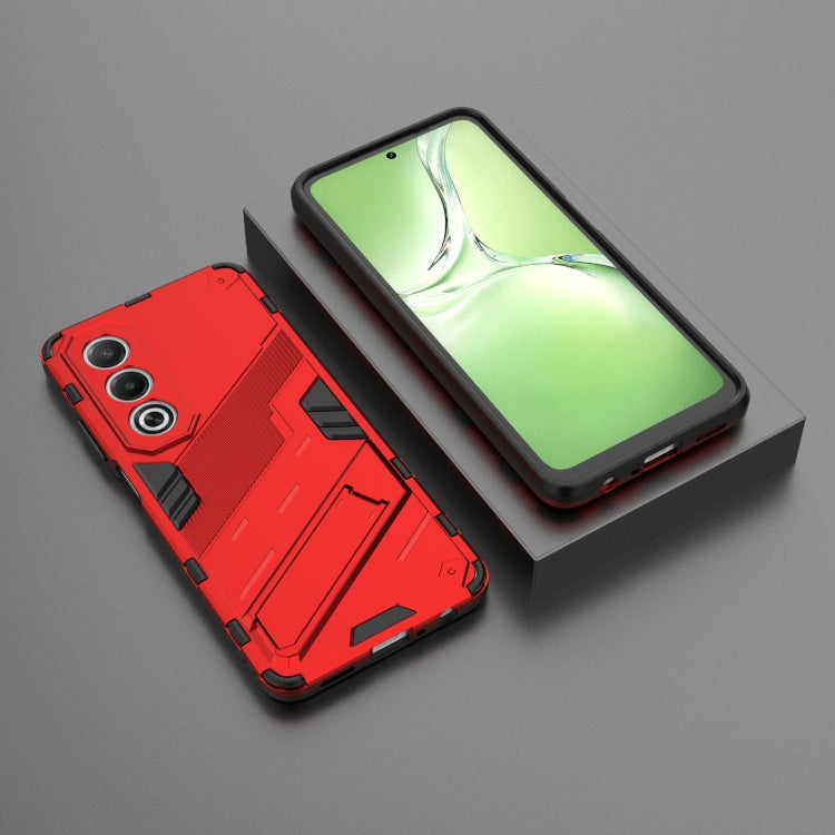 For OPPO K12x 5G Global Punk Armor 2 in 1 PC + TPU Phone Case with Holder