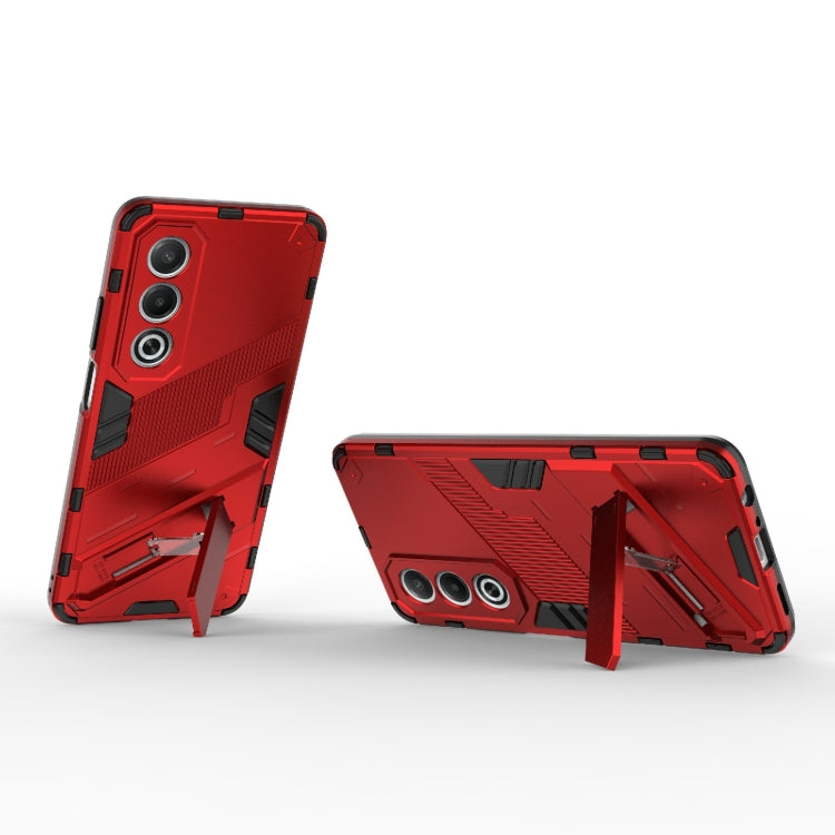 For OPPO K12x 5G Global Punk Armor 2 in 1 PC + TPU Phone Case with Holder