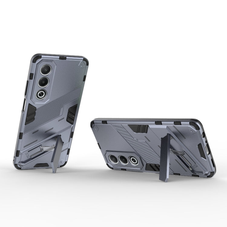 For OPPO K12x 5G Global Punk Armor 2 in 1 PC + TPU Phone Case with Holder