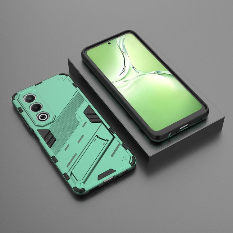 For OPPO K12x 5G Global Punk Armor 2 in 1 PC + TPU Phone Case with Holder