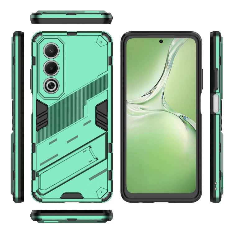 For OPPO K12x 5G Global Punk Armor 2 in 1 PC + TPU Phone Case with Holder