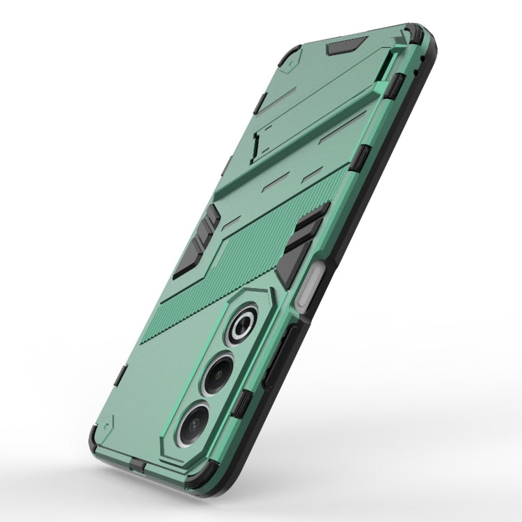 For OPPO K12x 5G Global Punk Armor 2 in 1 PC + TPU Phone Case with Holder