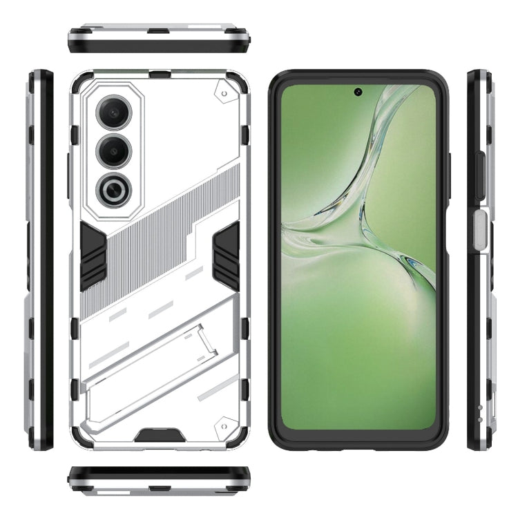 For OPPO K12x 5G Global Punk Armor 2 in 1 PC + TPU Phone Case with Holder
