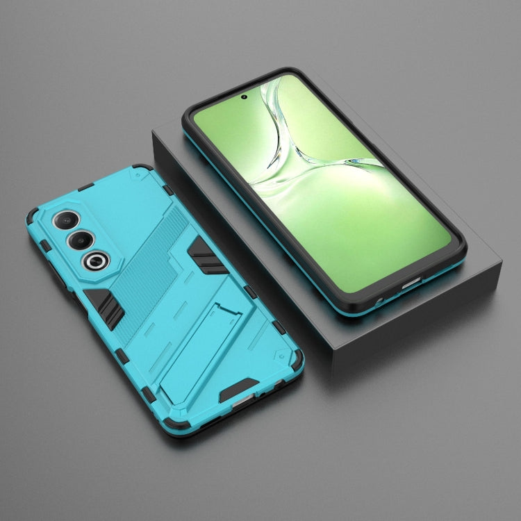 For OPPO K12x 5G Global Punk Armor 2 in 1 PC + TPU Phone Case with Holder