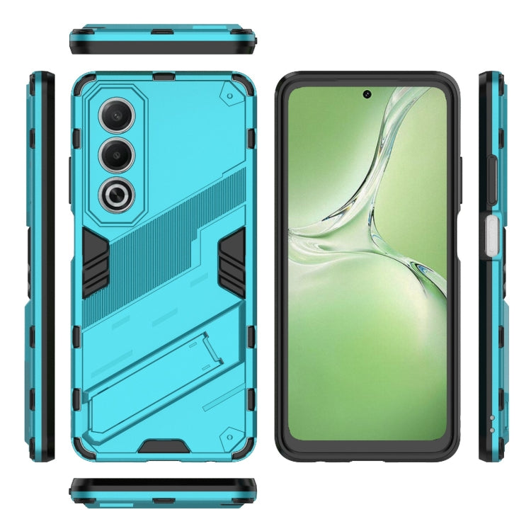For OPPO K12x 5G Global Punk Armor 2 in 1 PC + TPU Phone Case with Holder