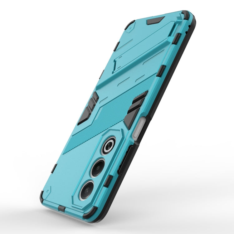 For OPPO K12x 5G Global Punk Armor 2 in 1 PC + TPU Phone Case with Holder