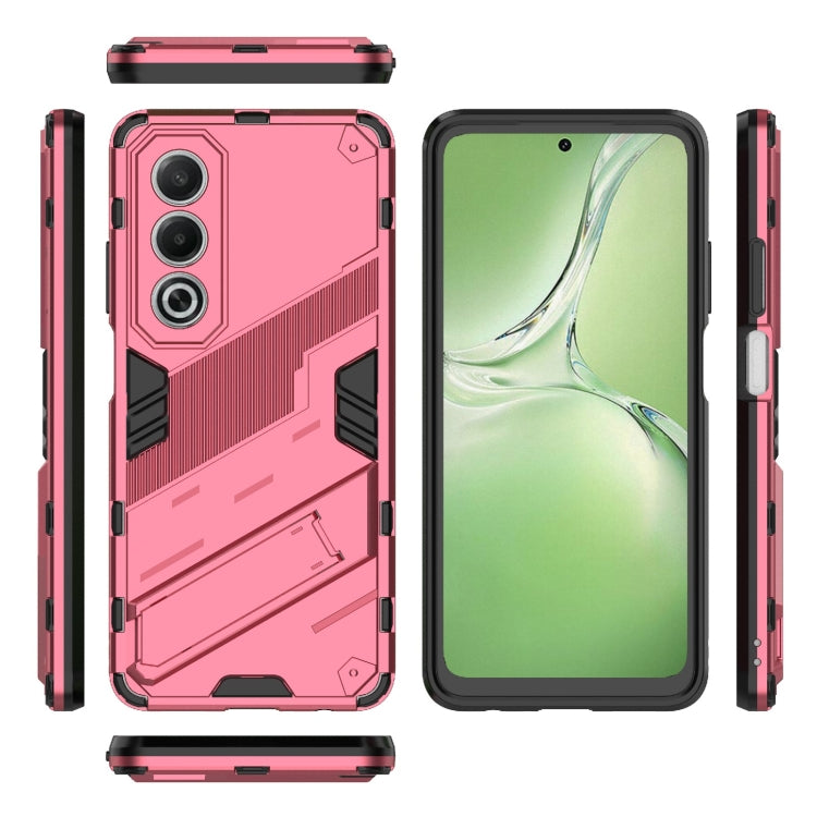 For OPPO K12x 5G Global Punk Armor 2 in 1 PC + TPU Phone Case with Holder