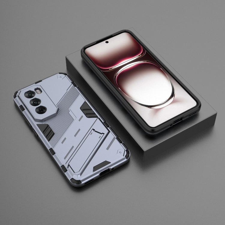 For OPPO Reno12 Pro Global Punk Armor 2 in 1 PC + TPU Phone Case with Holder