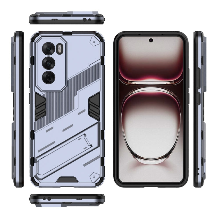 For OPPO Reno12 Pro Global Punk Armor 2 in 1 PC + TPU Phone Case with Holder