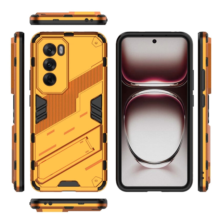 For OPPO Reno12 Pro Global Punk Armor 2 in 1 PC + TPU Phone Case with Holder