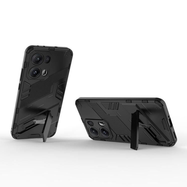 For OPPO Reno13 Pro 5G Global Punk Armor 2 in 1 PC + TPU Phone Case with Holder