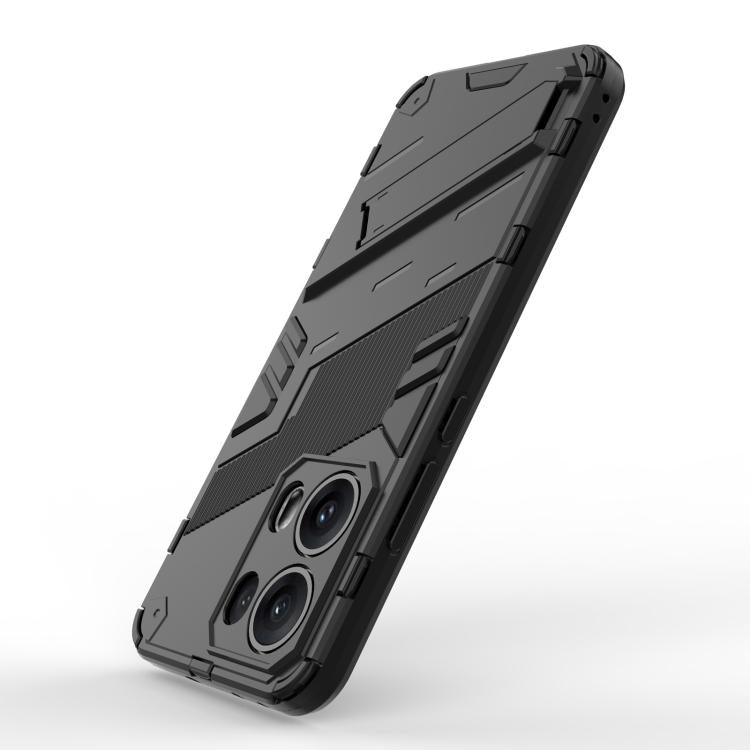 For OPPO Reno13 Pro 5G Global Punk Armor 2 in 1 PC + TPU Phone Case with Holder