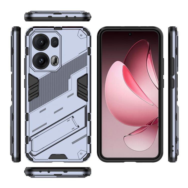 For OPPO Reno13 Pro 5G Global Punk Armor 2 in 1 PC + TPU Phone Case with Holder