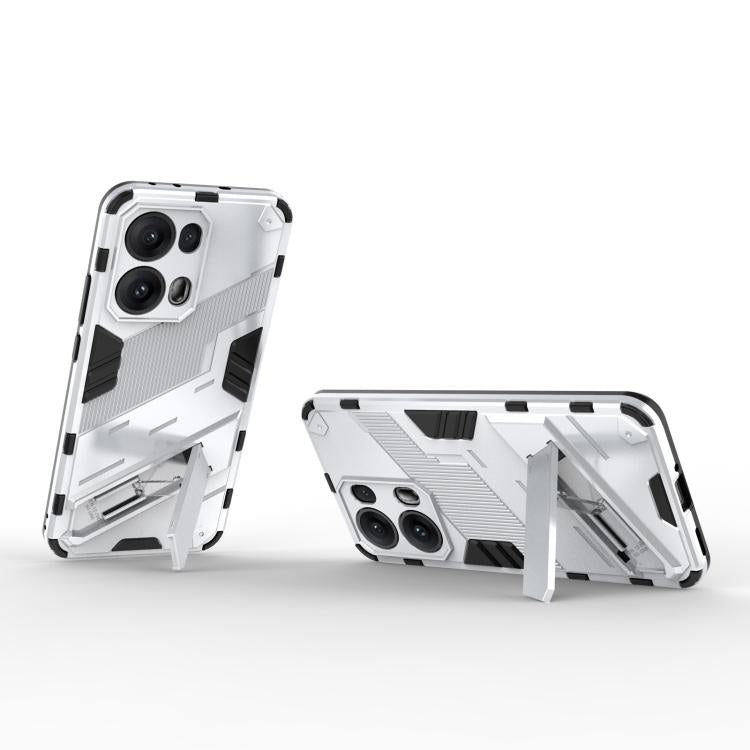 For OPPO Reno13 Pro 5G Global Punk Armor 2 in 1 PC + TPU Phone Case with Holder