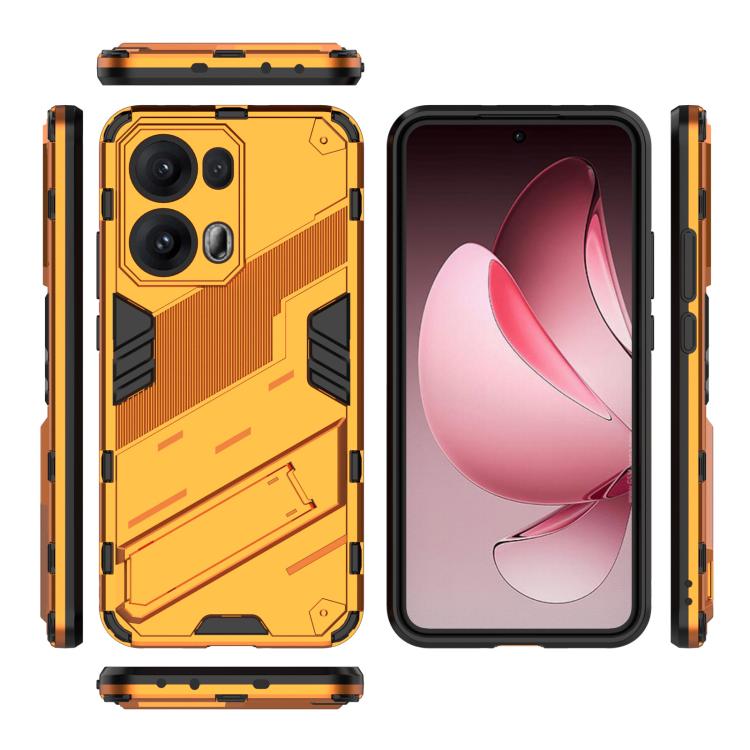 For OPPO Reno13 Pro 5G Global Punk Armor 2 in 1 PC + TPU Phone Case with Holder